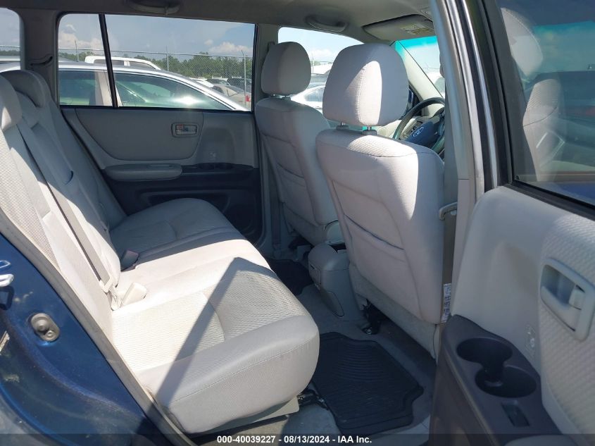 2007 Toyota Highlander VIN: JTEGD21A470162841 Lot: 40039227