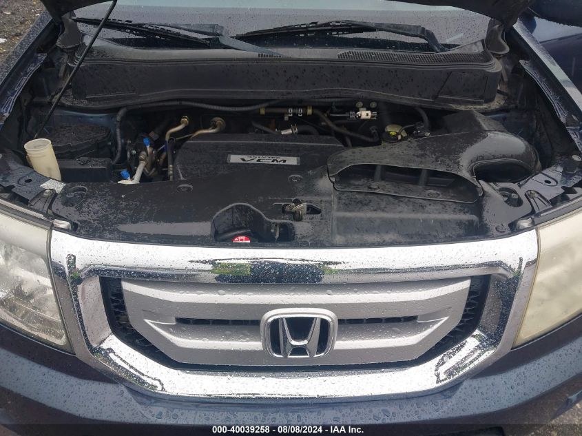 2009 Honda Pilot Touring VIN: 5FNYF38989B011011 Lot: 40039258