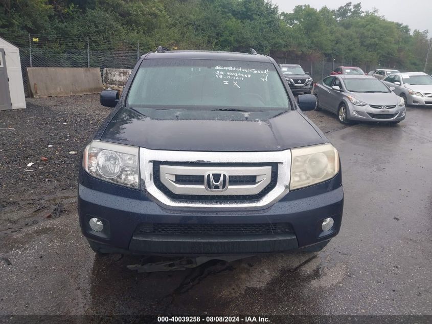 2009 Honda Pilot Touring VIN: 5FNYF38989B011011 Lot: 40039258