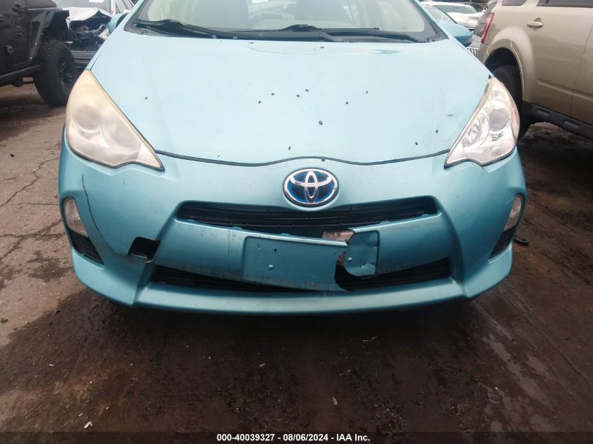 2013 Toyota Prius C Two VIN: JTDKDTB35D1041777 Lot: 40039327