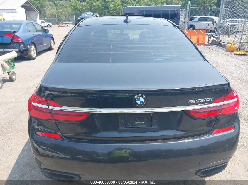 2017 BMW 750I VIN: WBA7F0C37HGM21524 Lot: 40039330