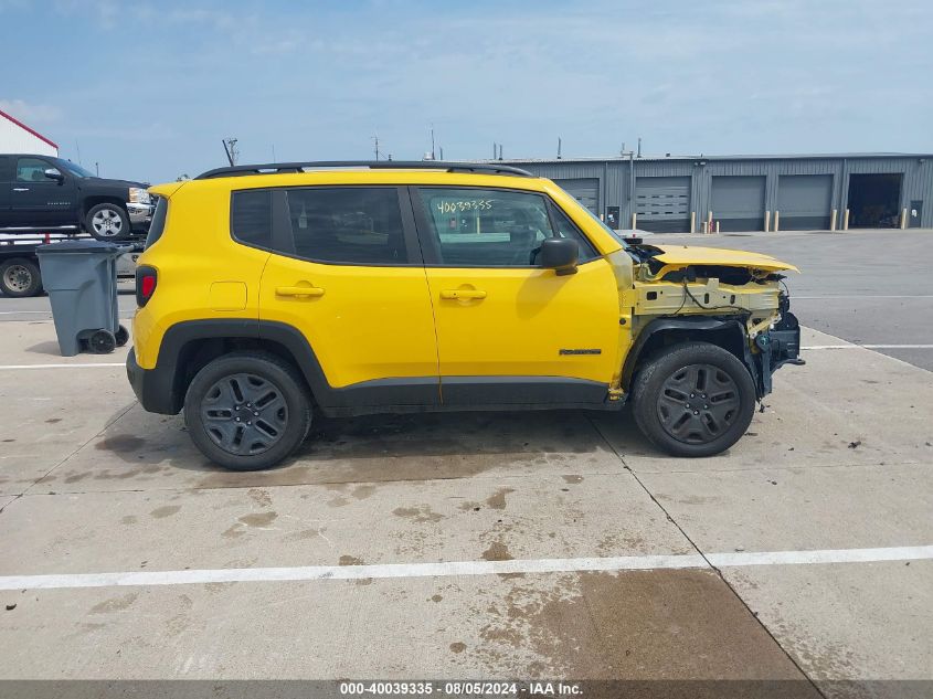 2018 Jeep Renegade Upland Edition 4X4 VIN: ZACCJBAB1JPH26094 Lot: 40039335