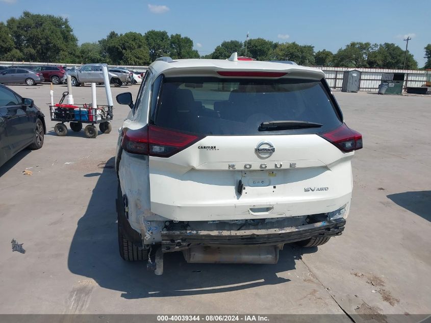 2021 Nissan Rogue Sv Intelligent Awd VIN: JN8AT3BBXMW221477 Lot: 40039344