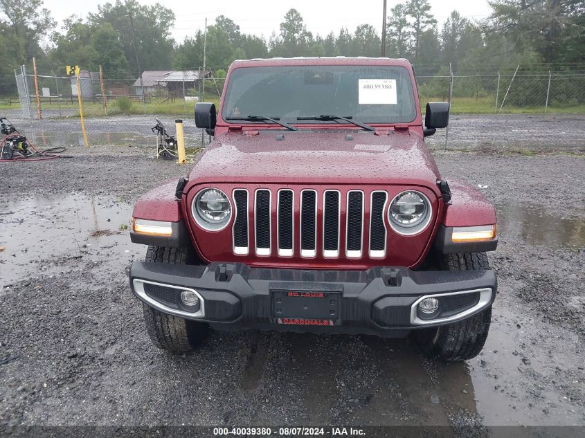 2022 Jeep Wrangler Unlimited Sahara 4X4 VIN: 1C4HJXEGXNW122299 Lot: 40039380