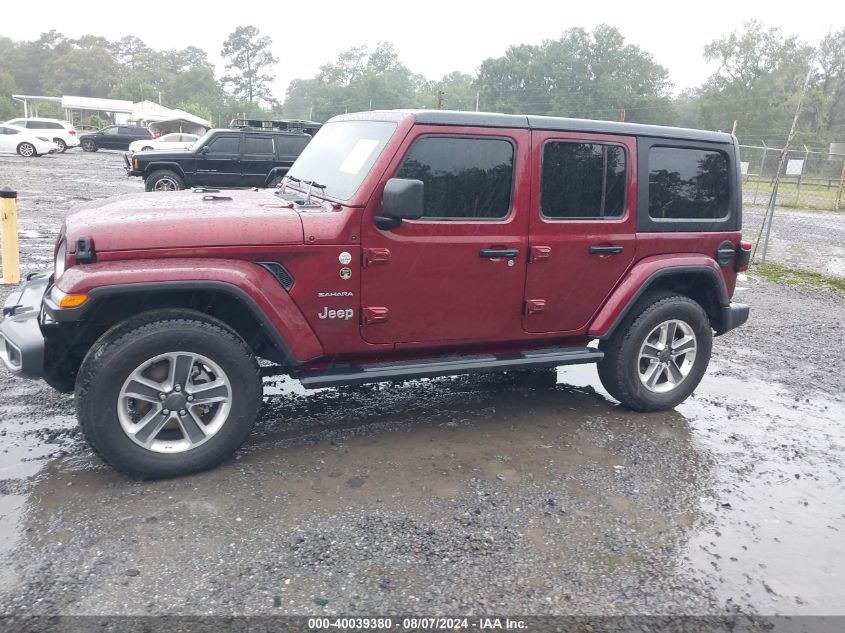 2022 JEEP WRANGLER UNLIMITED SAHARA 4X4 - 1C4HJXEGXNW122299