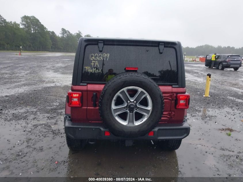 2022 JEEP WRANGLER UNLIMITED SAHARA 4X4 - 1C4HJXEGXNW122299