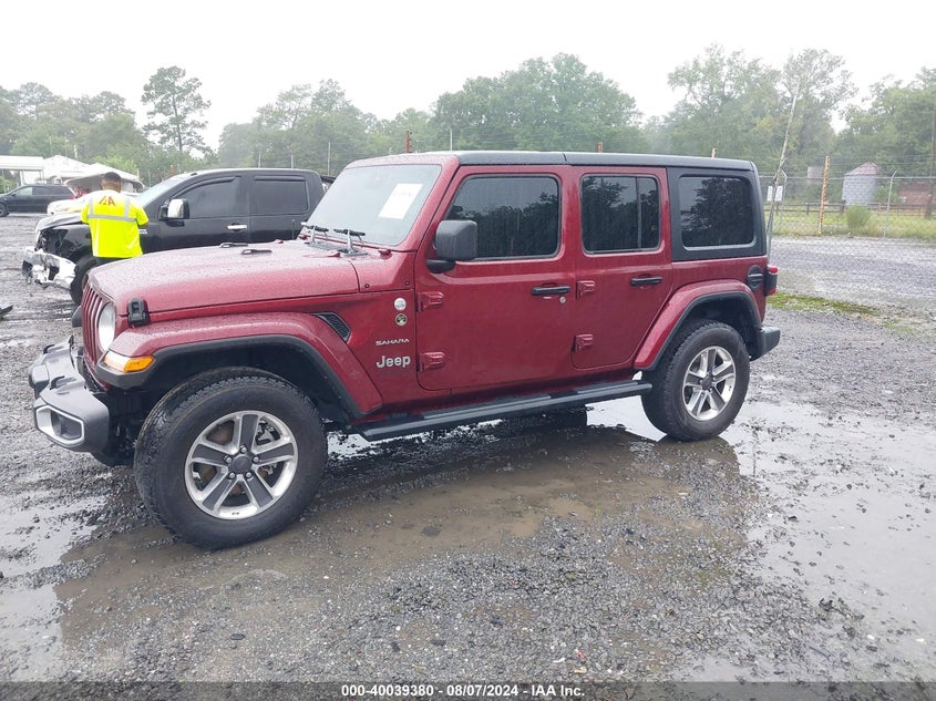 2022 JEEP WRANGLER UNLIMITED SAHARA 4X4 - 1C4HJXEGXNW122299