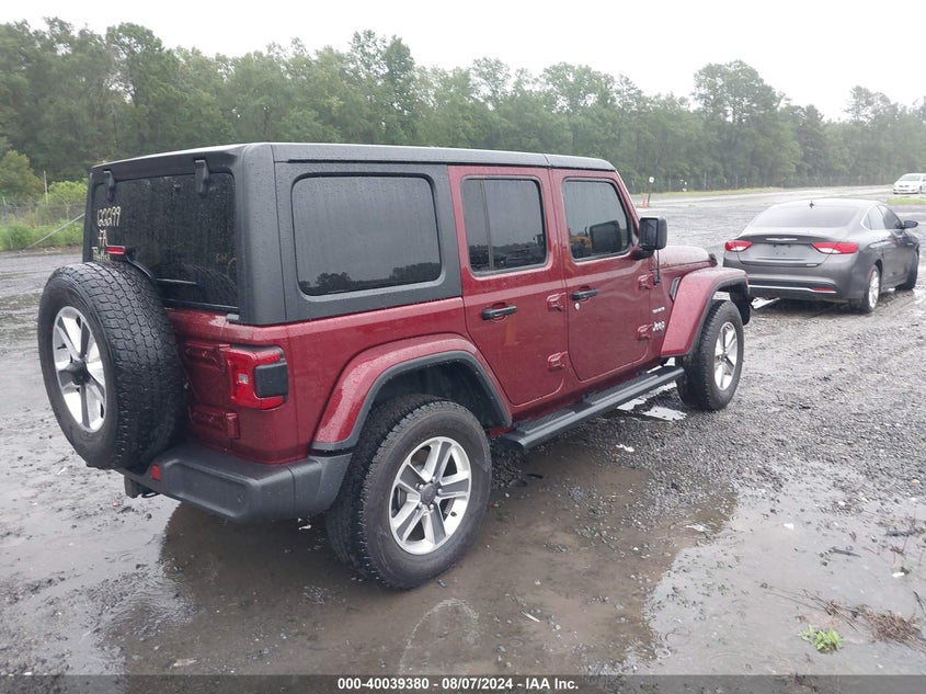 2022 JEEP WRANGLER UNLIMITED SAHARA 4X4 - 1C4HJXEGXNW122299