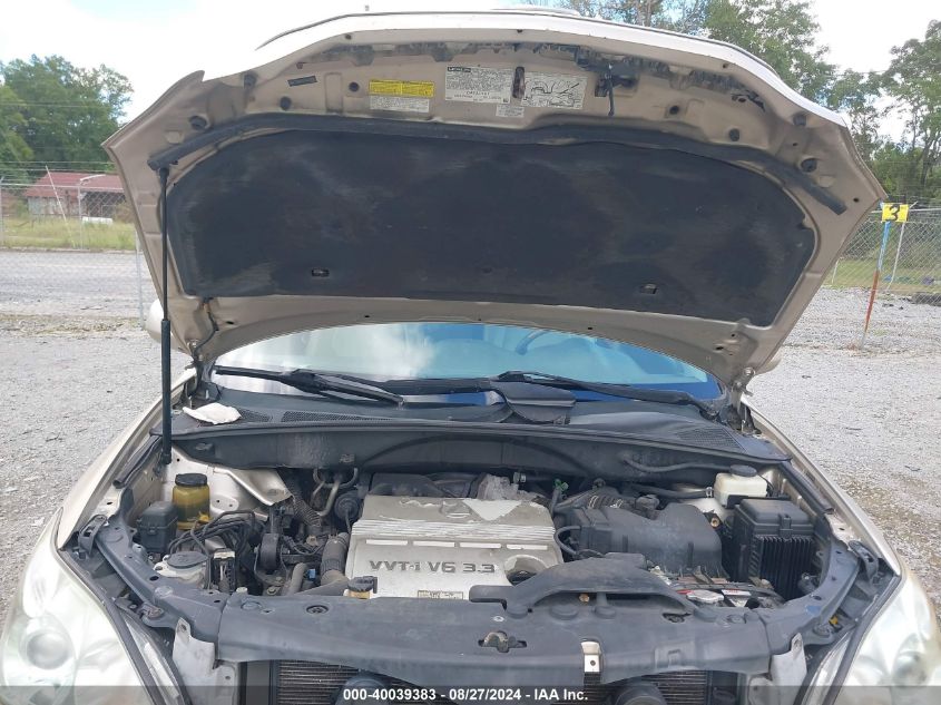 2004 Lexus Rx 330 VIN: 2T2HA31U74C036939 Lot: 40039383