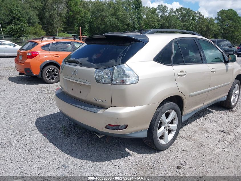 2004 Lexus Rx 330 VIN: 2T2HA31U74C036939 Lot: 40039383