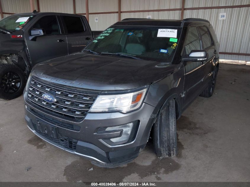 1FM5K7D84HGA02972 2017 FORD EXPLORER - Image 2