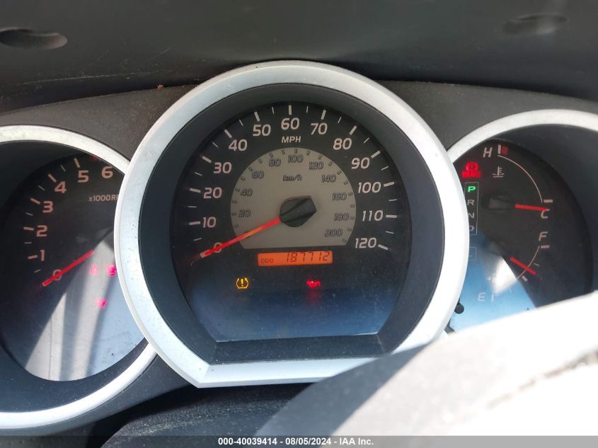 2010 Toyota Tacoma Base V6 VIN: 3TMLU4EN1AM053737 Lot: 40039414