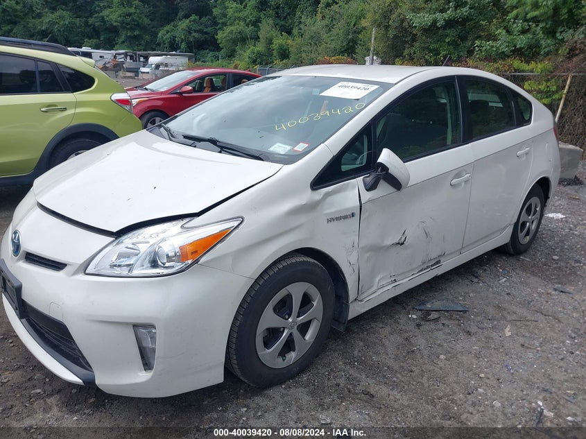 2012 TOYOTA PRIUS VIN: JTDKN3DU9C5376714