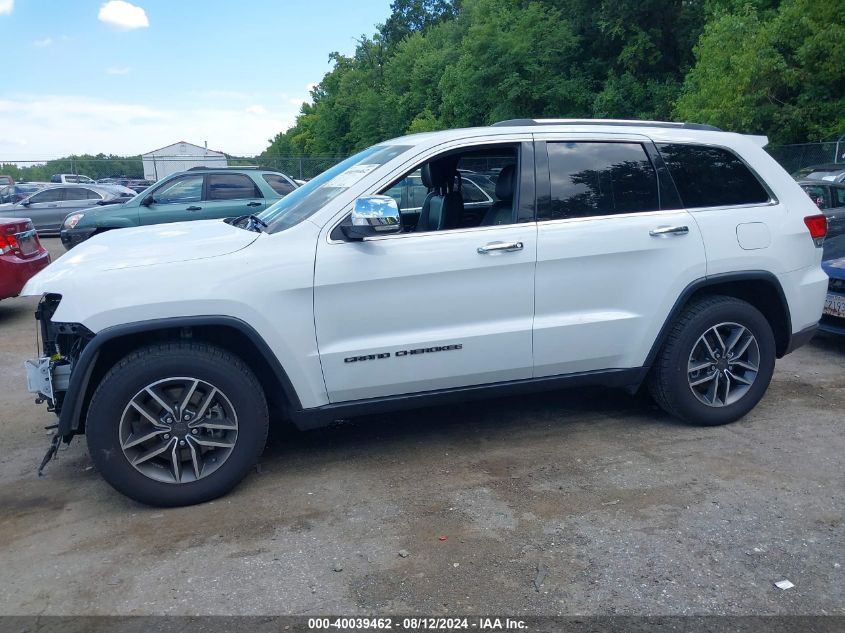 2021 Jeep Grand Cherokee Limited 4X2 VIN: 1C4RJEBG9MC656343 Lot: 40039462