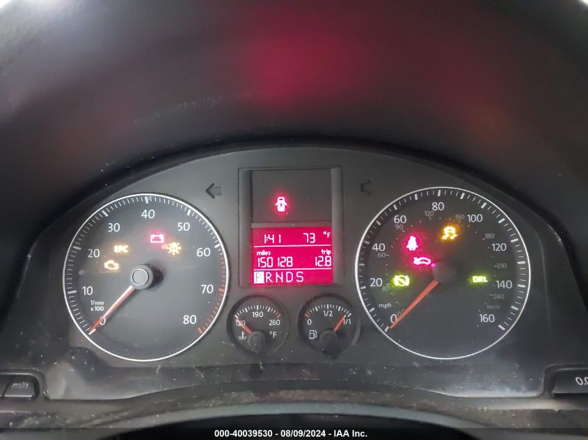 2009 Volkswagen Jetta 2.5L Se VIN: 3VWTM71K59M289216 Lot: 40039530