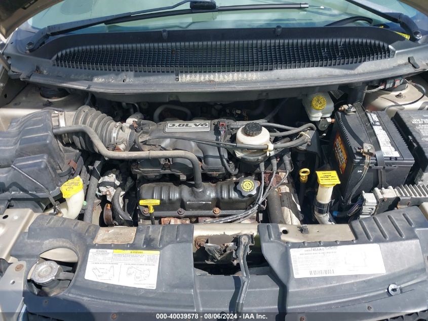 2003 Dodge Grand Caravan Es VIN: 2D8GP54L13R110921 Lot: 40039578