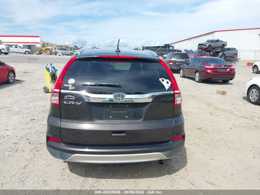 2015 Honda Cr-V Ex-L VIN: 2HKRM3H77FH512929 Lot: 40039580