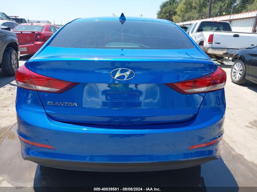 2017 Hyundai Elantra Value Edition VIN: KMHD84LF5HU398355 Lot: 40039581