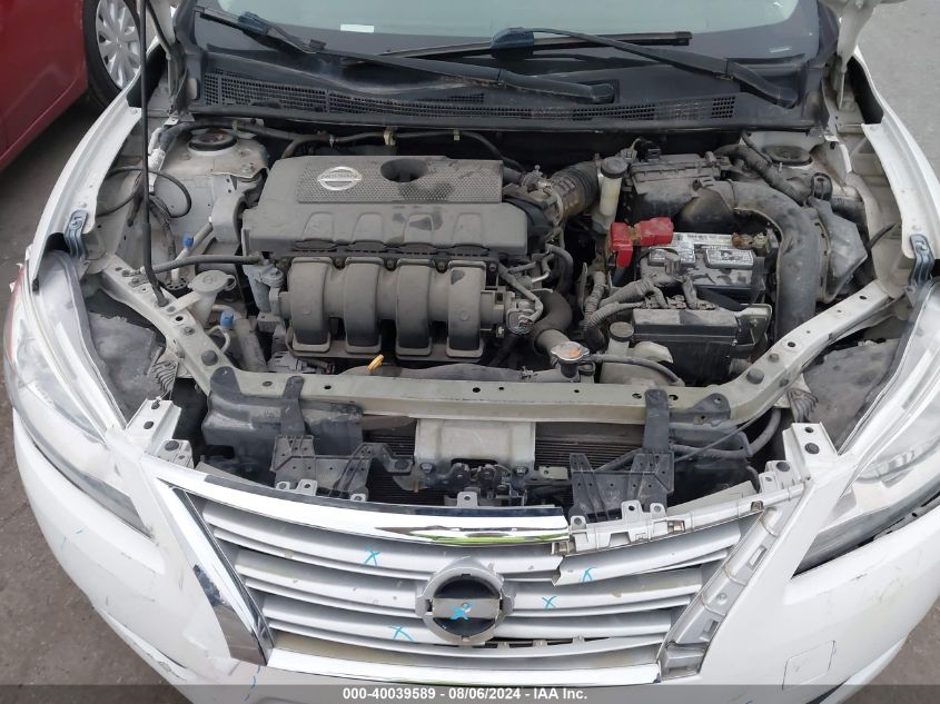 2013 Nissan Sentra Sv VIN: 3N1AB7AP1DL634450 Lot: 40039589