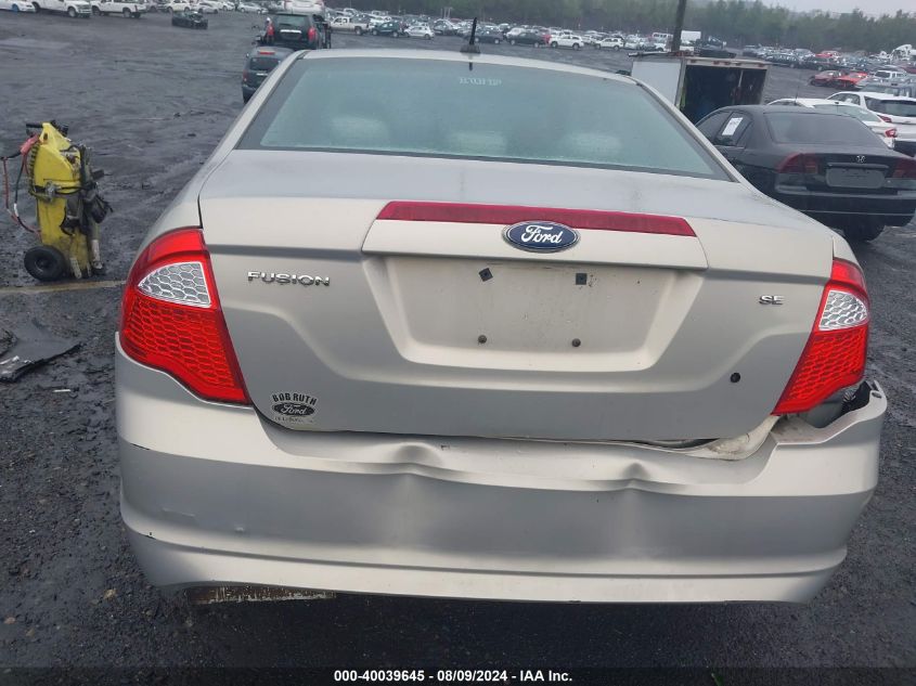 2010 Ford Fusion Se VIN: 3FAHP0HA5AR405810 Lot: 40039645