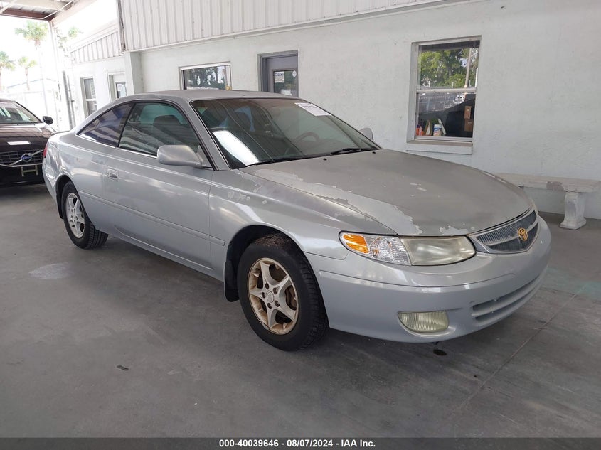2000 Toyota Camry Solara Se VIN: 2T1CG22P0YC301898 Lot: 40039646