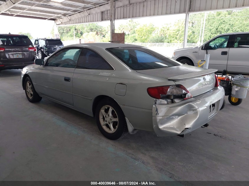 2000 Toyota Camry Solara Se VIN: 2T1CG22P0YC301898 Lot: 40039646