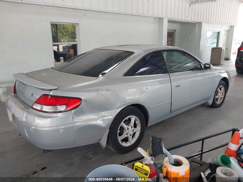 2000 Toyota Camry Solara Se VIN: 2T1CG22P0YC301898 Lot: 40039646