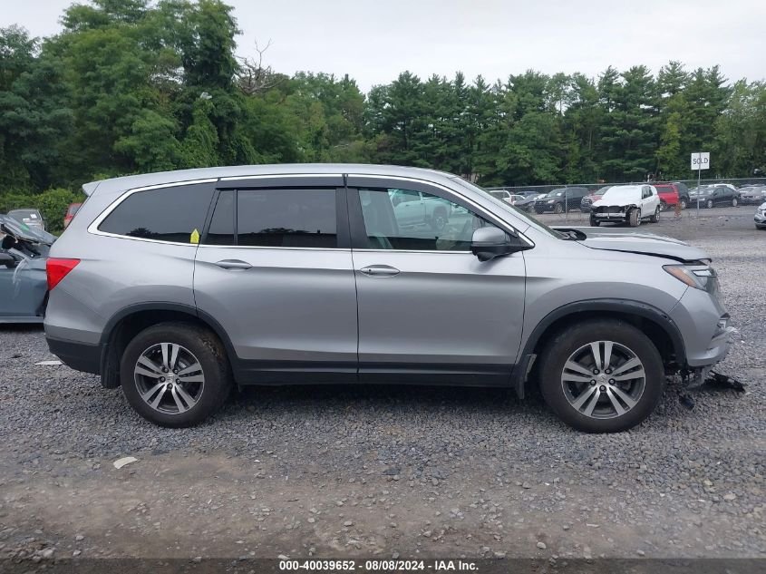 2018 Honda Pilot Ex-L VIN: 5FNYF6H51JB039428 Lot: 40039652