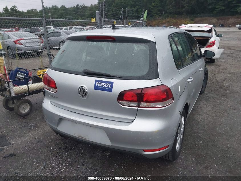 2013 Volkswagen Golf 2.5L 4-Door VIN: WVWDB7AJ3DW058330 Lot: 40039673