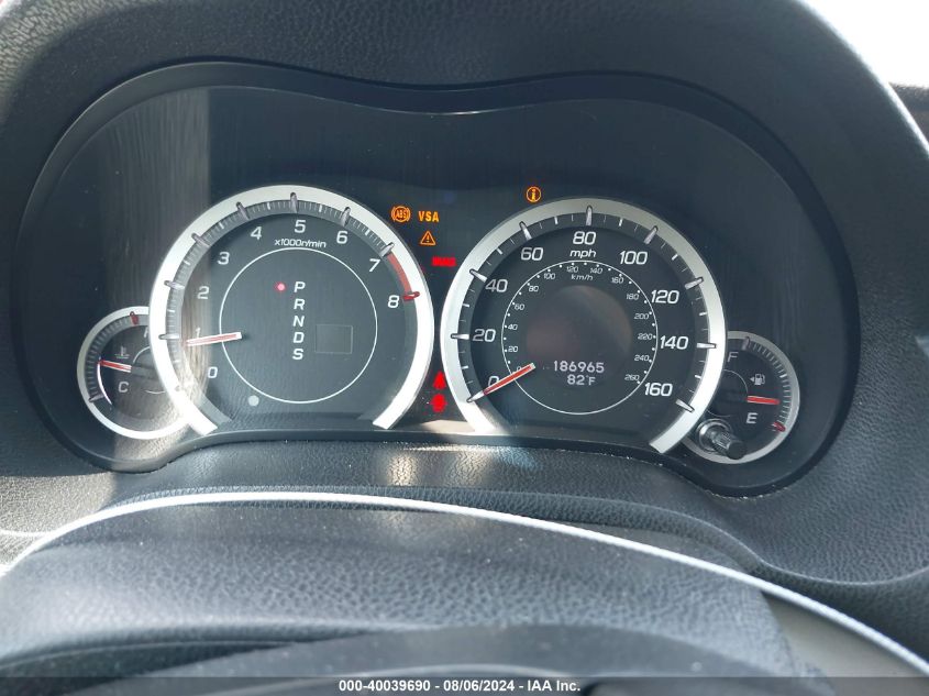 2010 Acura Tsx 2.4 VIN: JH4CU2F64AC040671 Lot: 40039690