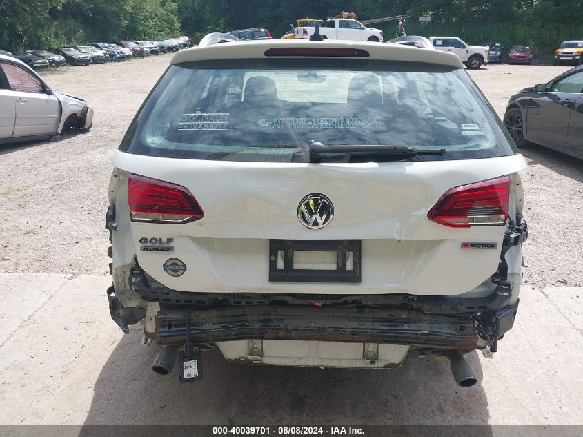 2019 Volkswagen Golf Alltrack Tsi S/Tsi Se/Tsi Sel VIN: 3VWM17AU5KM515243 Lot: 40039701