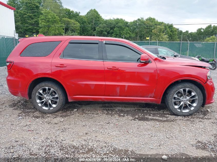 2019 Dodge Durango Gt Plus Awd VIN: 1C4RDJDG5KC733915 Lot: 40039706