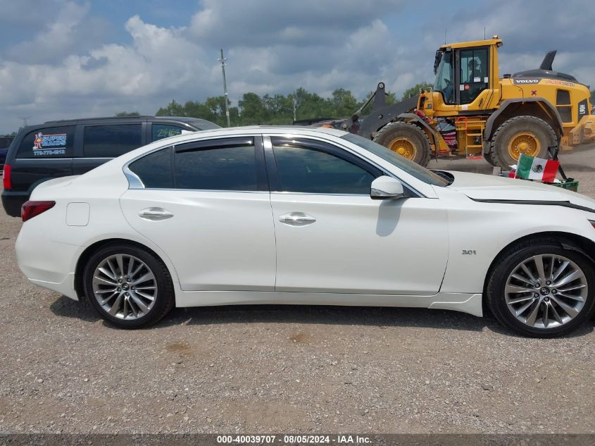 2018 Infiniti Q50 3.0T Luxe VIN: JN1EV7AR5JM438507 Lot: 40039707