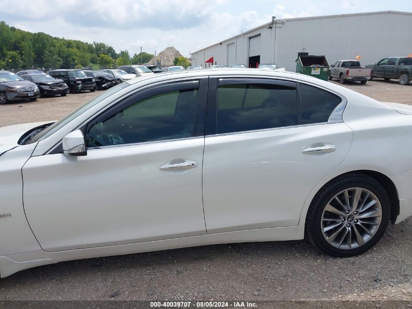 2018 Infiniti Q50 3.0T Luxe VIN: JN1EV7AR5JM438507 Lot: 40039707