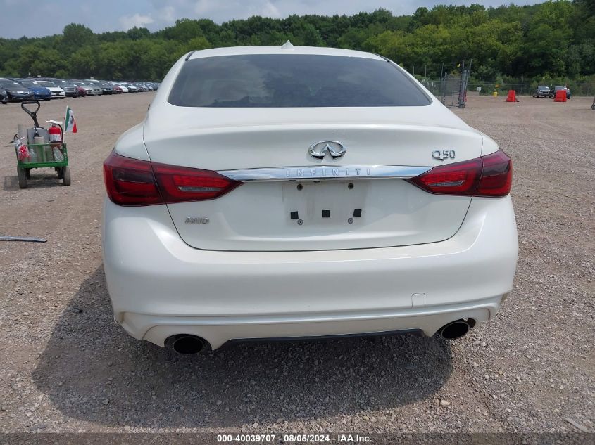 2018 Infiniti Q50 3.0T Luxe VIN: JN1EV7AR5JM438507 Lot: 40039707