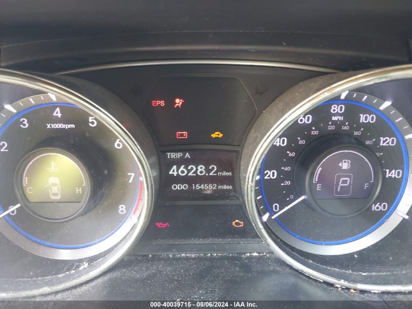 2013 Hyundai Sonata Limited VIN: 5NPEC4AC5DH506123 Lot: 40039715