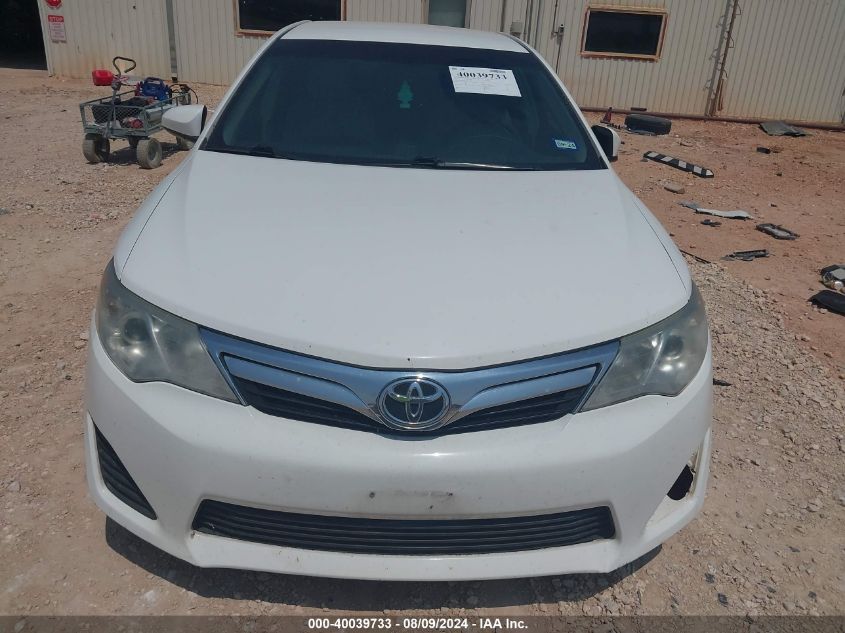 2012 Toyota Camry Le VIN: 4T4BF1FK3CR250692 Lot: 40039733