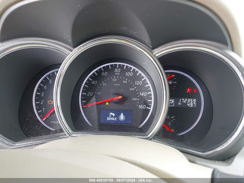 2011 Nissan Murano Sv VIN: JN8AZ1MW0BW151634 Lot: 40039759