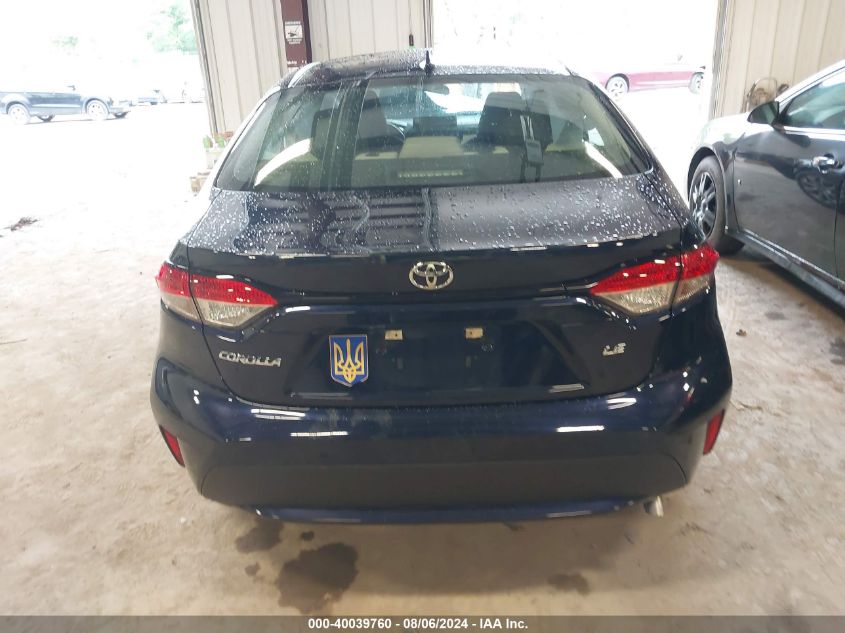 2022 Toyota Corolla Le VIN: 5YFEPMAE4NP351381 Lot: 40039760