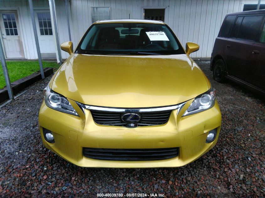 2012 Lexus Ct 200H Premium VIN: JTHKD5BH3C2054672 Lot: 40039780