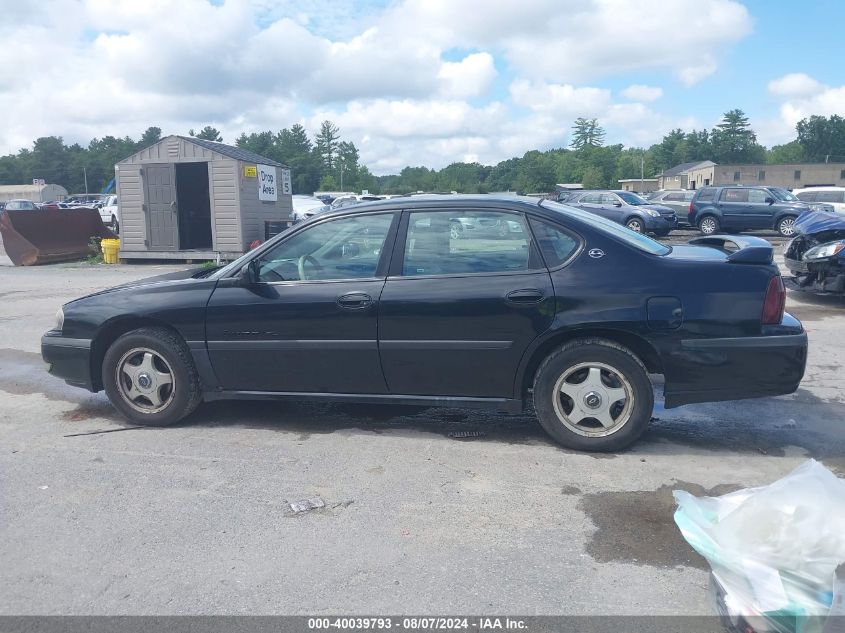 2000 Chevrolet Impala Ls VIN: 2G1WH55K5Y9180385 Lot: 40039793