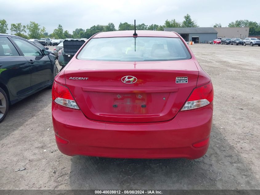 2013 Hyundai Accent Gls VIN: KMHCU4AE9DU436617 Lot: 40039812