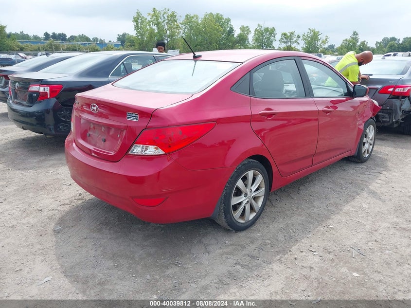 2013 HYUNDAI ACCENT GLS - KMHCU4AE9DU436617