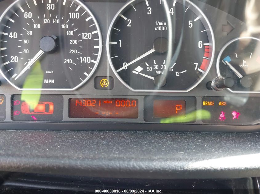 2003 BMW 330Xi VIN: WBAEW53463PG23330 Lot: 40039818