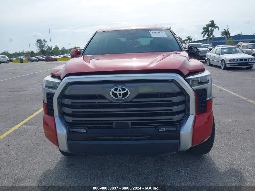 2022 Toyota Tundra Limited VIN: 5TFJA5AB6NX001957 Lot: 40039837