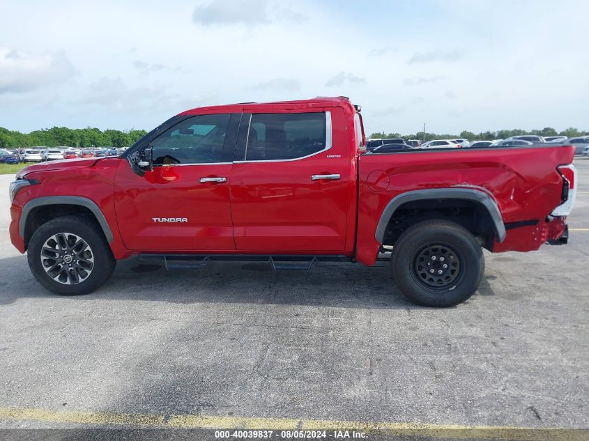 2022 Toyota Tundra Limited VIN: 5TFJA5AB6NX001957 Lot: 40039837