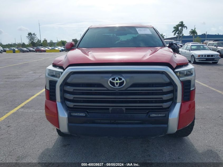 2022 Toyota Tundra Limited VIN: 5TFJA5AB6NX001957 Lot: 40039837