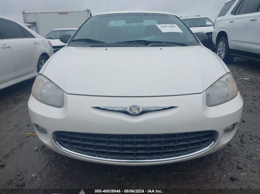 2001 Chrysler Sebring Lxi VIN: 1C3EL56U61N513573 Lot: 40039846