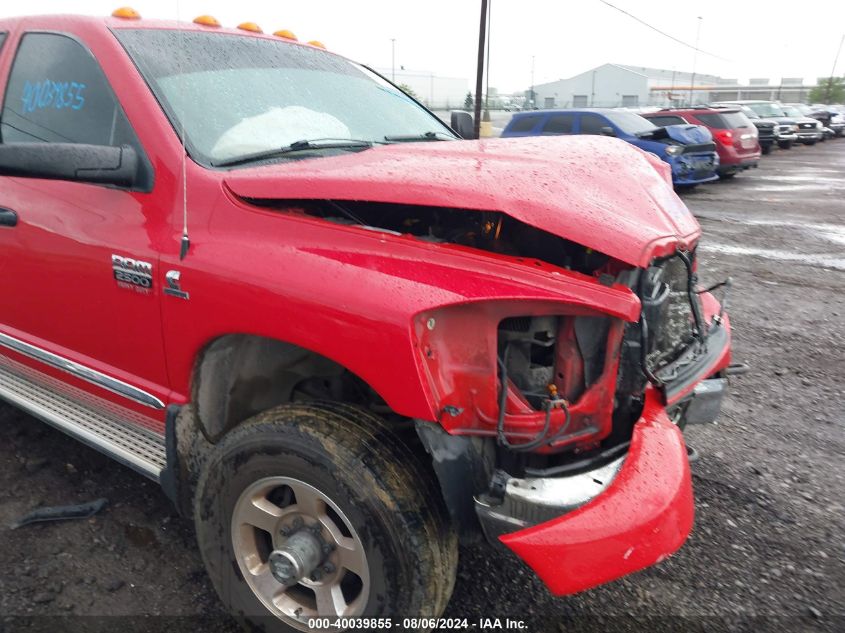 2008 Dodge Ram 2500 Slt/Power Wagon VIN: 3D7KS28AX8G193492 Lot: 40039855