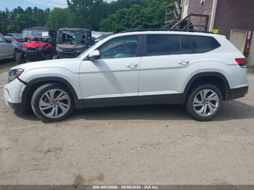 2021 Volkswagen Atlas 3.6L V6 Se W/Technology VIN: 1V2KR2CA0MC603080 Lot: 40039890